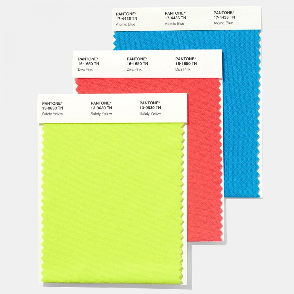 Nylon Brights Swatch Card, Naylon Parlak Renk Örneği Kartı 